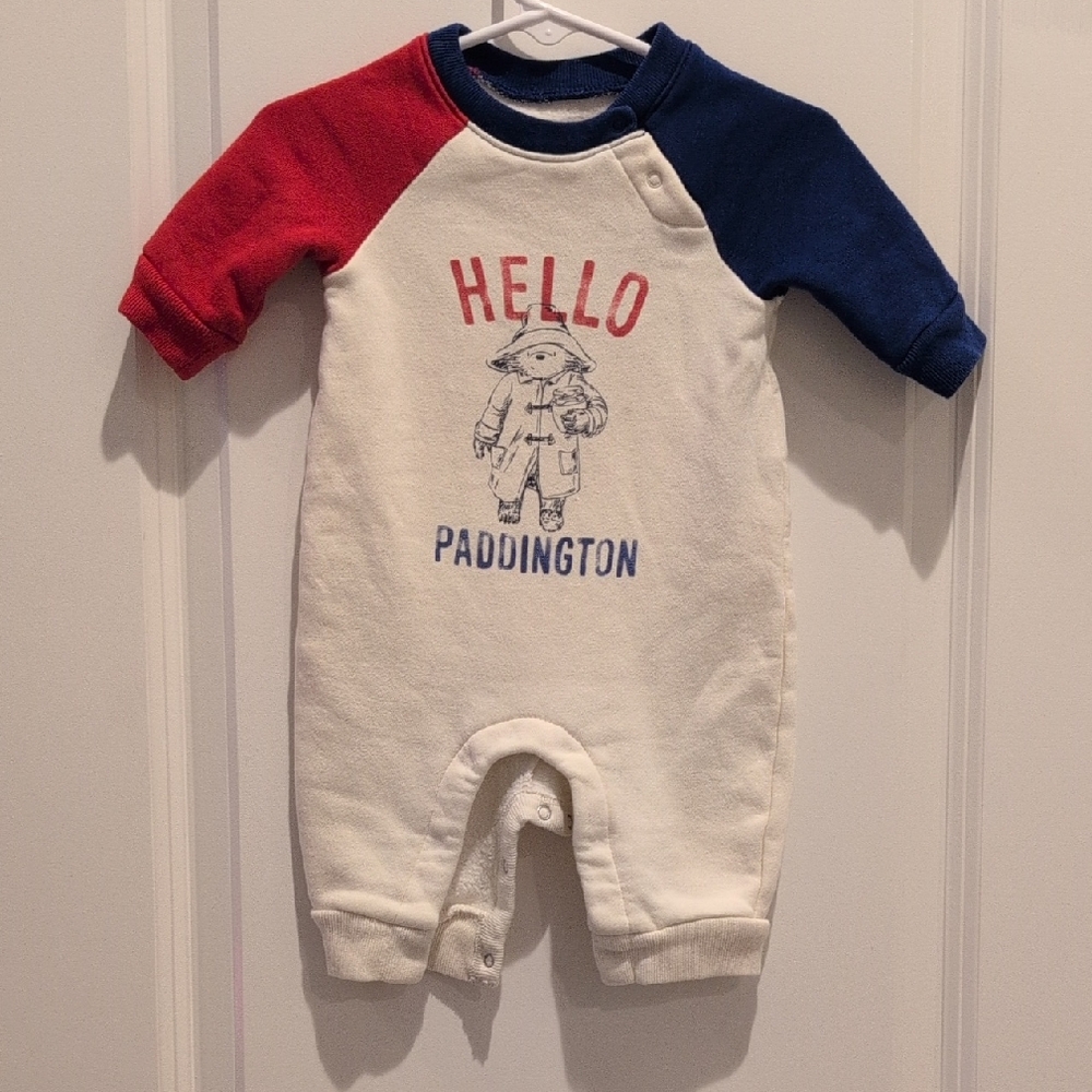 GAP Baby Paddington Onesie - Blue and White